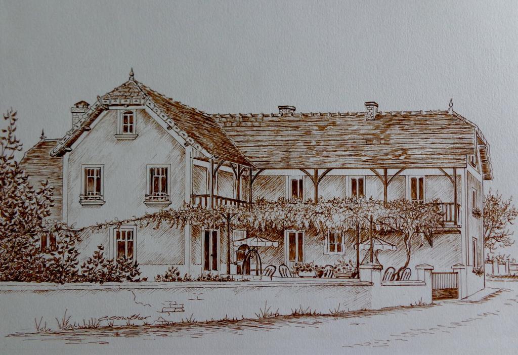 Auberge du Relais d'Auniac Gourdon-en-quercy Exterior foto