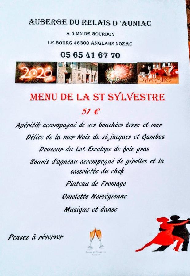 Auberge du Relais d'Auniac Gourdon-en-quercy Exterior foto